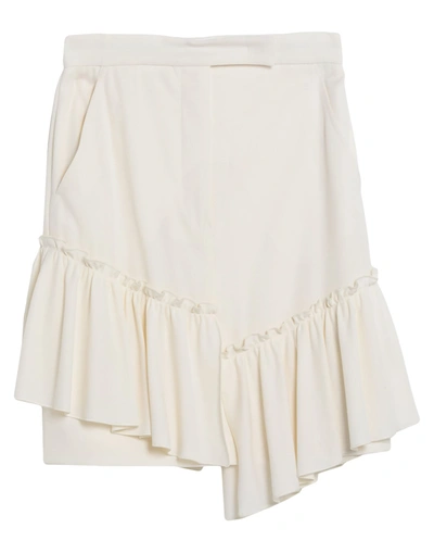 Max Mara Midi Skirts In White