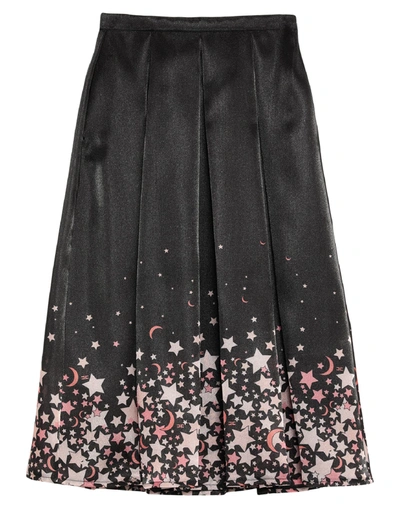 Elisabetta Franchi Midi Skirts In Black
