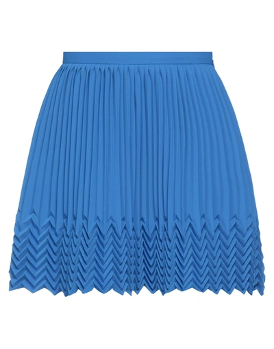 Marco De Vincenzo Mini Skirts In Azure