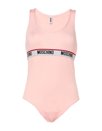 Moschino Bodysuits In Blush