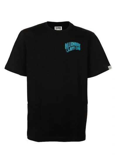 Billionaire Boys Club Cotton T-shirt With Contrasting Logo Print In Black & Blue