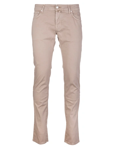 Jacob Cohen Man Rope Slim Fit Trousers In Neutrals