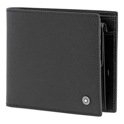 Montblanc 4810 Westside 4cc Wallet With Coin Case In Black