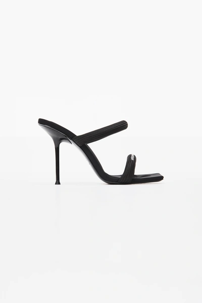 Alexander Wang Julie Padded Nylon Sandal In Black