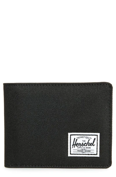 Herschel Supply Co Hank Rfid Bifold Wallet In Black