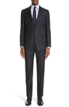 EMPORIO ARMANI EMPORIO ARMANI TRIM FIT SOLID WOOL SUIT,01VGZB01551922