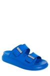 Alexander Mcqueen Oversize Slide Sandal In Blue