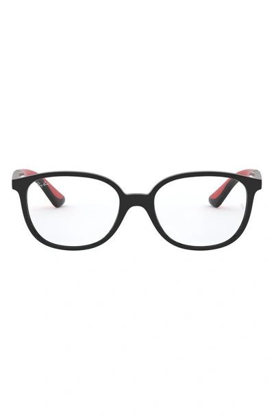 Ray Ban Kids' 49mm Optical Glasses In Black