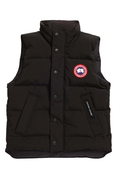 Canada Goose Kids' Vanier Woven Gilet 7-16 Years In Black