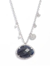 MEIRA T DIAMOND & LABRADORITE PENDANT NECKLACE,1N8594WL