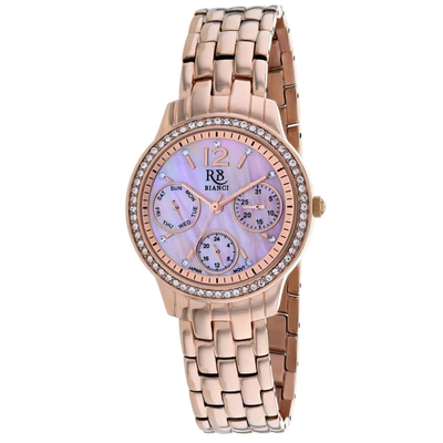 Roberto Bianci Valentini Quartz Ladies Watch Rb0844 In Gold Tone / Mop / Mother Of Pearl / Rose / Rose Gold Tone