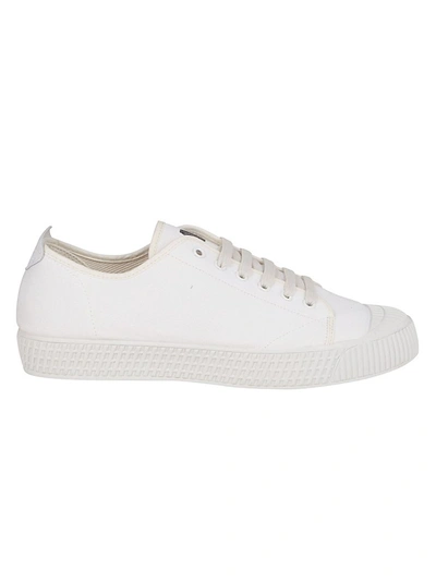 Car Shoe Canvas Sneakers Shoes In White