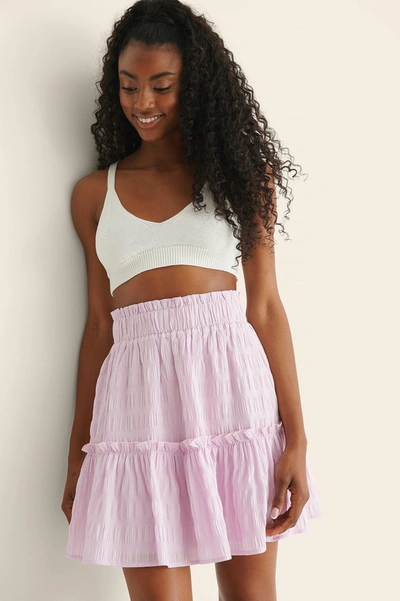 Na-kd Shirred Mini Skirt - Pink