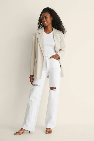 Mango Kaia Jeans - White