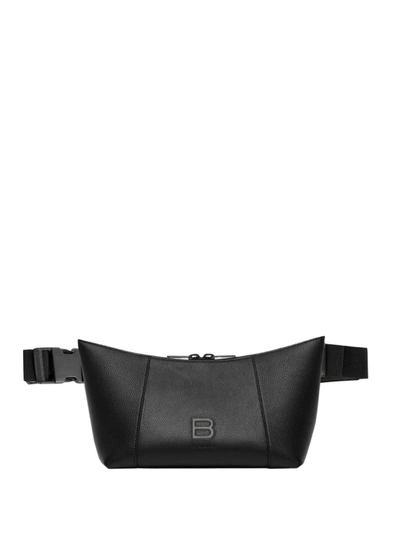 Balenciaga Hourglass Xl Belt Bag In Black