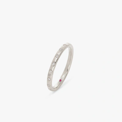 18ct White Gold & Diamond 2mm Wedding Ring from Annoushka Jewelry