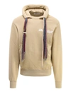 Ambush White Sand Multicord Sweatshirt In Beige