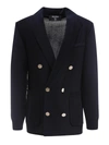 BALMAIN VISCOSE DOUBLE BREASTED BLAZER