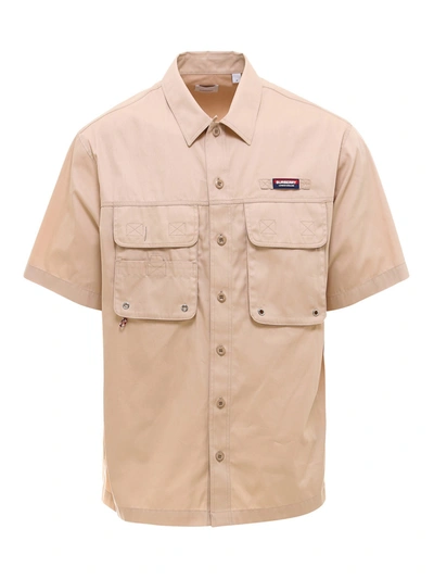 Burberry Haggersgate Short-sleeved Shirt In Beige