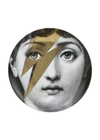 Fornasetti Tema E Variazioni N. 375 David Bowie Lightning Gold Wall Plate
