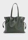 Loewe Flamenco Xl Knot Napa Tote Bag In Vintage Khaki