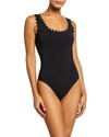 Karla Colletto Ines Scoop-neck Underwire One-piece Swimsuit In Black