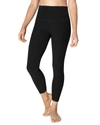 Beyond Yoga Caught In The Midi High-waist Space-dye Leggings In Chai