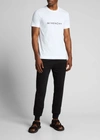 Givenchy Men's Slim Basic Logo T-shirt In White