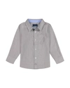 Andy & Evan Boy's Cotton Button-down Shirt In Grey