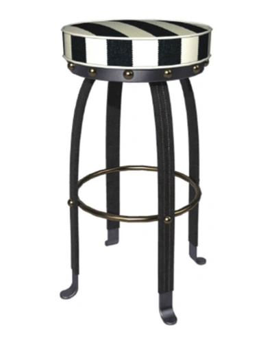 Mackenzie-childs Flatiron Counter Stool, Black