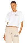 OFF-WHITE LOGO PATCH CROPPED TEE,OFFF-WS147