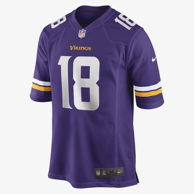 Nike Men's Nfl Minnesota Vikings (justin Jefferson) Game Jersey In Purple