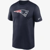 Nike Men's Dri-fit Logo Legend (nfl New England Patriots) T-shirt In Blue