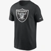 Nike Black Las Vegas Raiders Legend Logo Performance T-shirt In Black