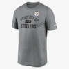Nike Dri-fit Property Of Legend Men's T-shirt In Charcoal Heather