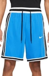 Nike Dri-fit Dna+ Athletic Shorts In Signal Blue/ Black/ White