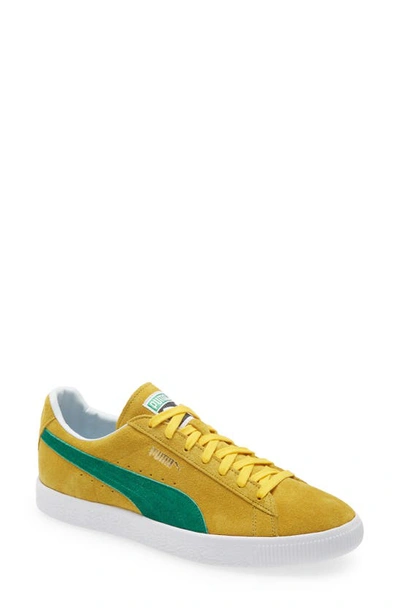 Puma Vtg Mij Retro Low-top Sneakers In Yellow/ Green
