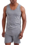 Goodlife Triblend Scallop Tank In Heather Grey