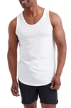 Goodlife Triblend Scallop Tank In White