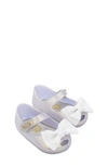 Mini Melissa My First Melissa Mary Jane Flat In Pearly White