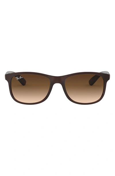 Ray Ban Youngster 55mm Gradient Sunglasses In Brown