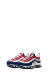 Nike Air Max 97 "usa" Sneakers In White/ Royal-university Red