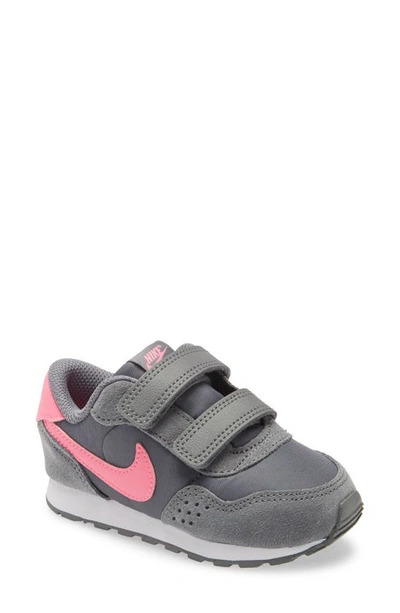 Nike Babies' Md Valiant Sneaker In Smoke Grey/ Pink Glow/ White