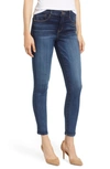 Wit & Wisdom Luxe Touch High Waist Skinny Ankle Jeans In Blue