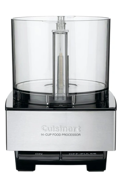 Cuisinart Custome 14-cup Food Processor In Brushed Stainless