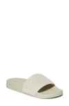 Allsaints Women's Karli Slide Sandals In White Suede