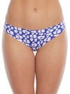 Calvin Klein Printed Invisibles Thong In Leopard,mauve
