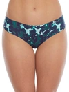 Calvin Klein Printed Invisibles Hipster In Summer,aqua Luster