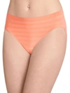 Jockey Matte & Shine Seamfree Hi Cut Brief In Paradise Peach