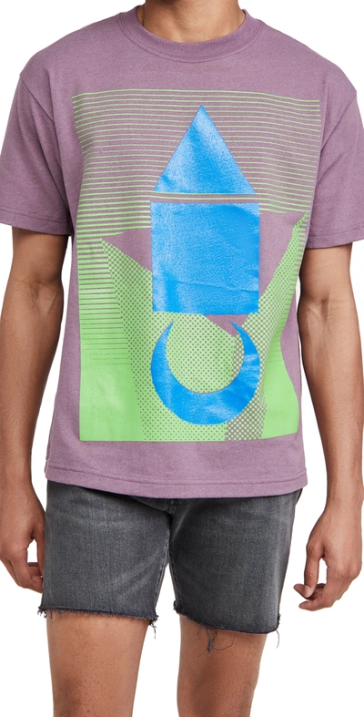 Obey Recycled Dance Tee In Mauve
